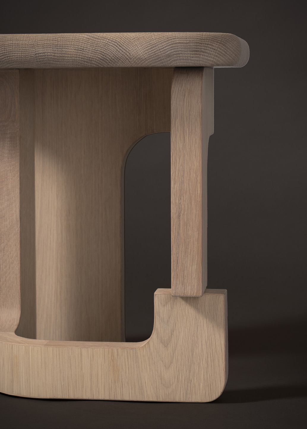 de sousa hughes john pomp unearthed White Oak Side Table detail