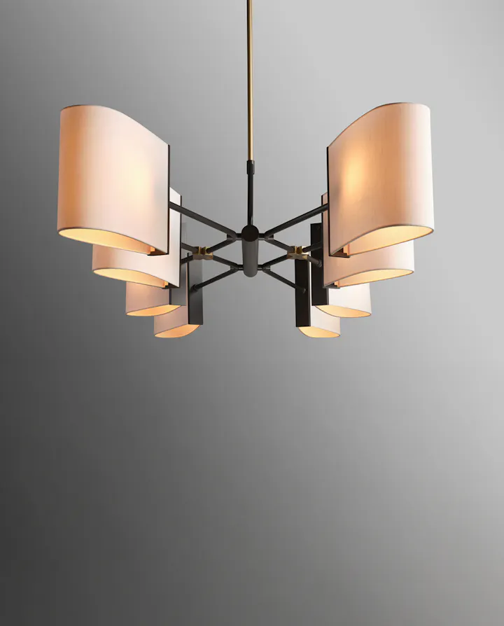 Qf7Ik de sousa hughes de sousa hughes Jonathan Browning Dessay linear Chandelier thumbnail