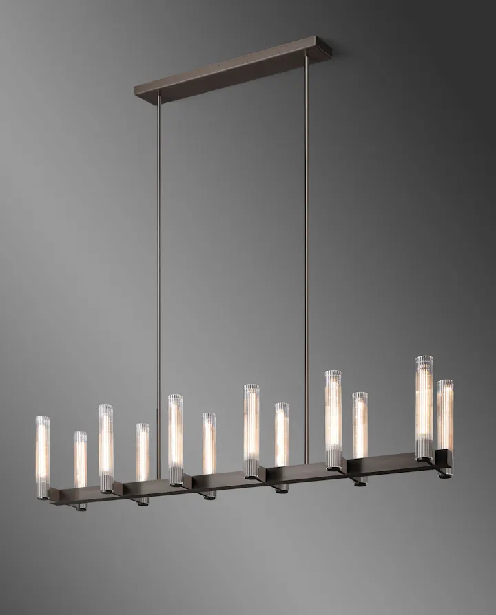 Qf7Tm de sousa guhes Jonathan Browning Pastis Linear Chandelier thumbnail