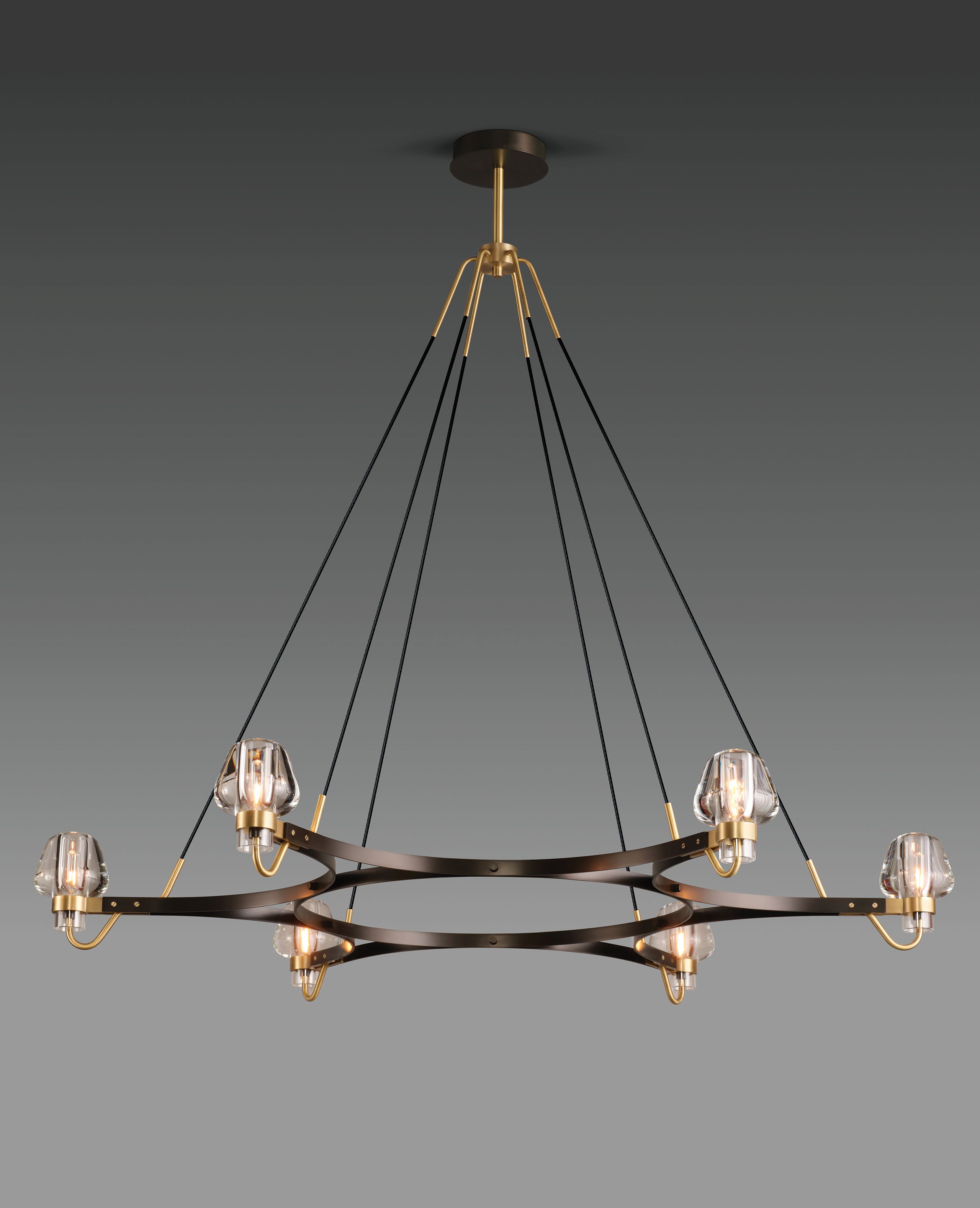Qf7UI de sousa hughes Jonathan Browning Montalembert 6 Light Chandelier 5ft