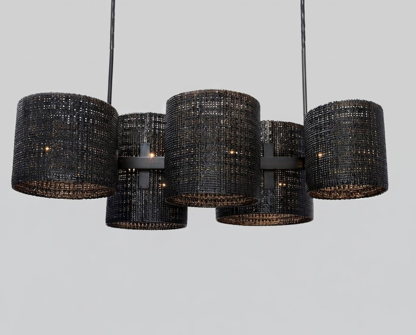 de sousa hughes Scott Daniel Design Ceramic Ensemble Chandelier 42Dx78W thumbnail 2