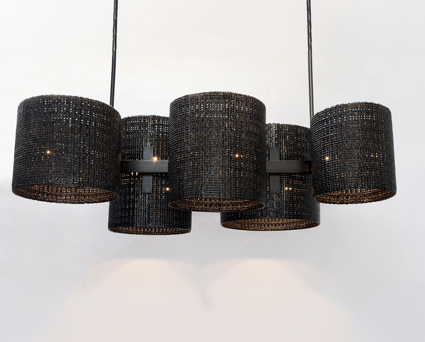 OAms de sousa hughes Scott Daniel Design Ceramic Ensemble Chandelier 42Dx78W thumbnail