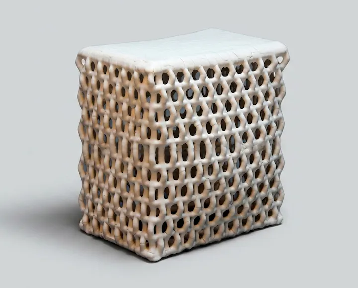 luf de sousa hughes Scott Daniel Design Ceramic Rhombus Table 13x19x20 thumbnail