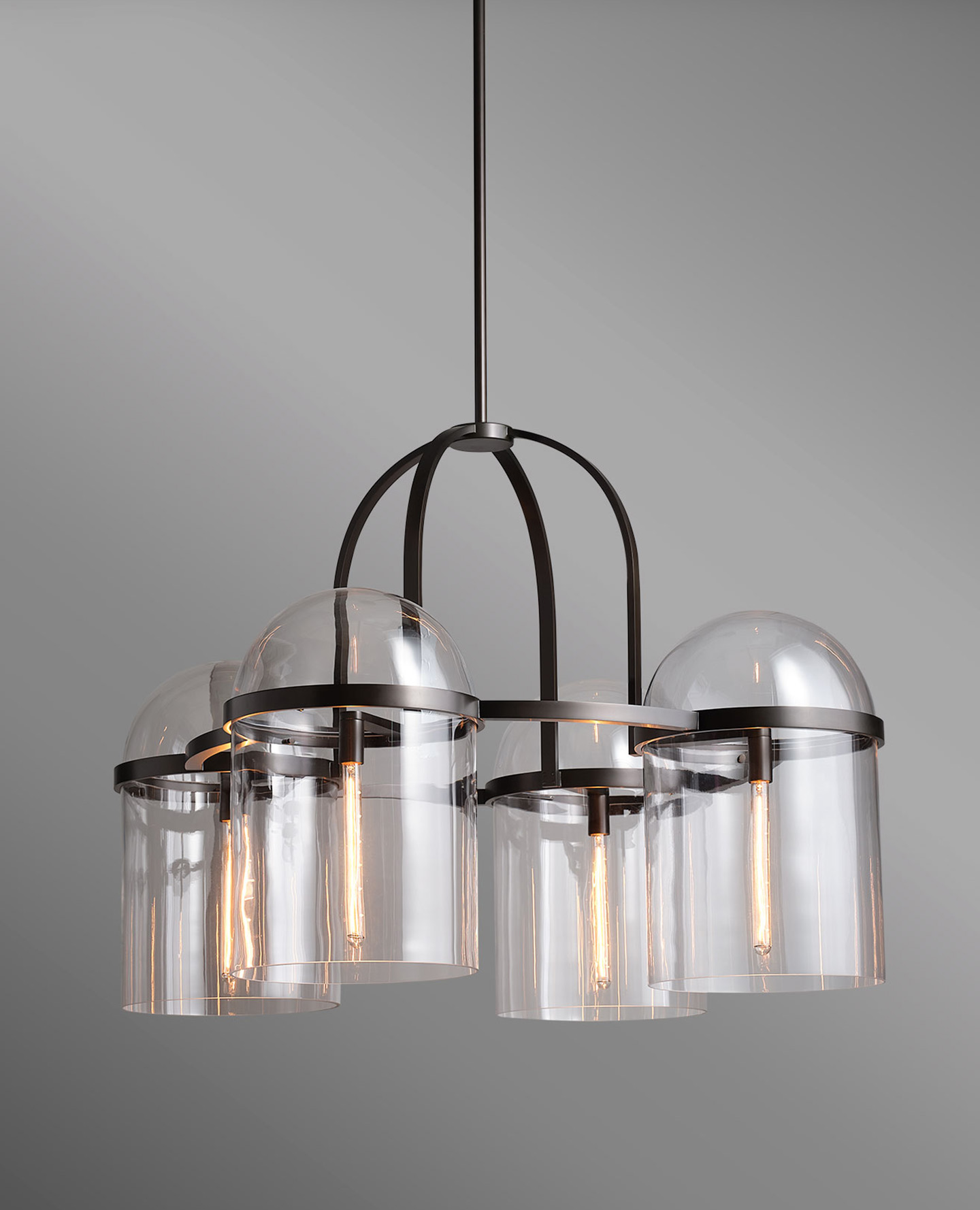 de sousa hughes Jonathan Browning Amouroux 4 Light Chandelier thumbnail.