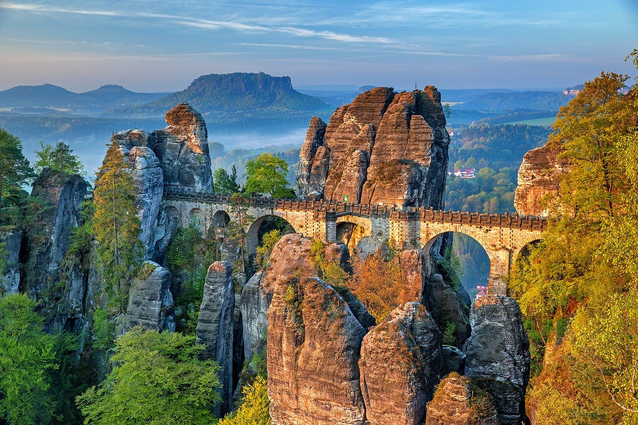 Photo Le pont de la Bastei - Allemagne