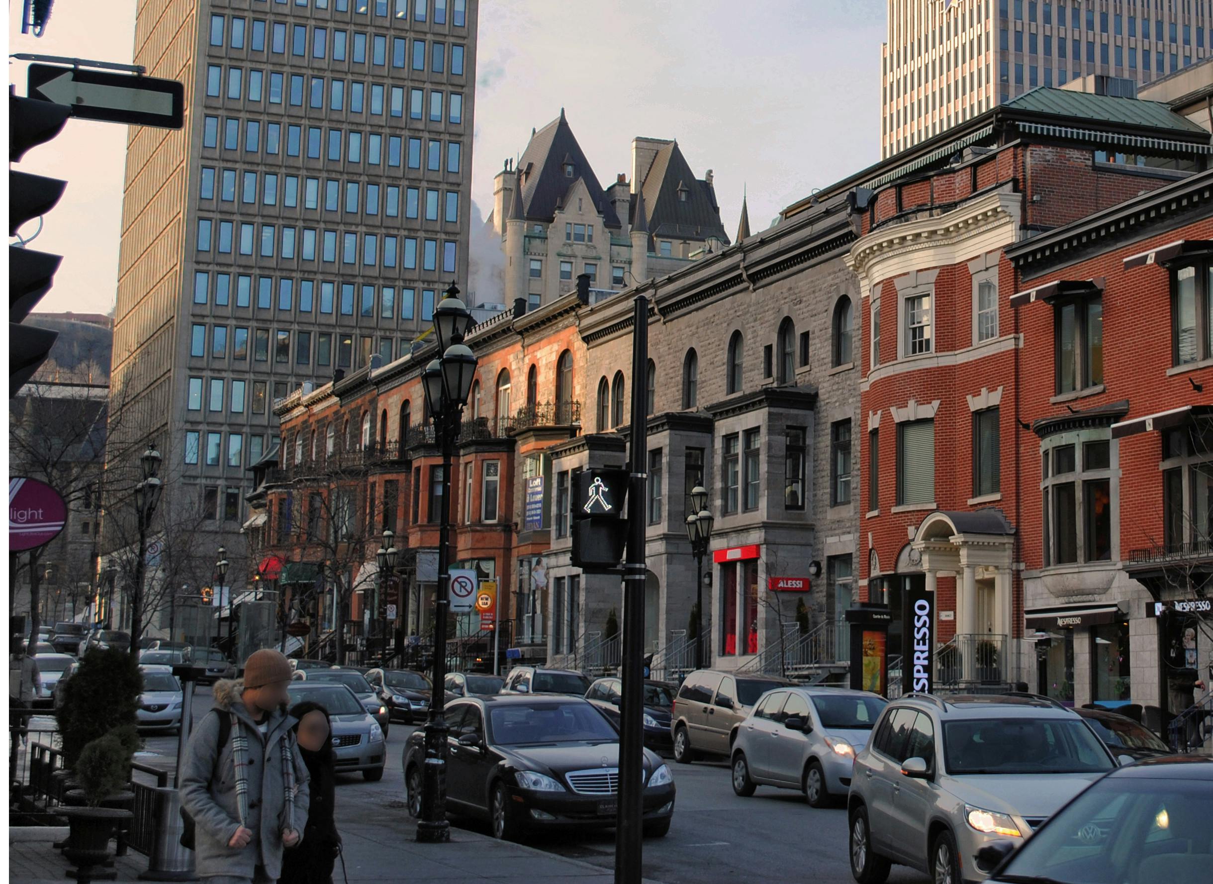 Photo La rue Crescent à Montréal - Canada