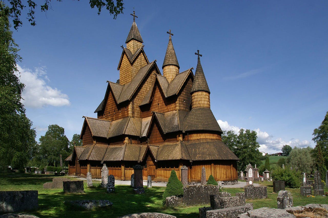 Photo Stavkirke de Heddal - Norvège