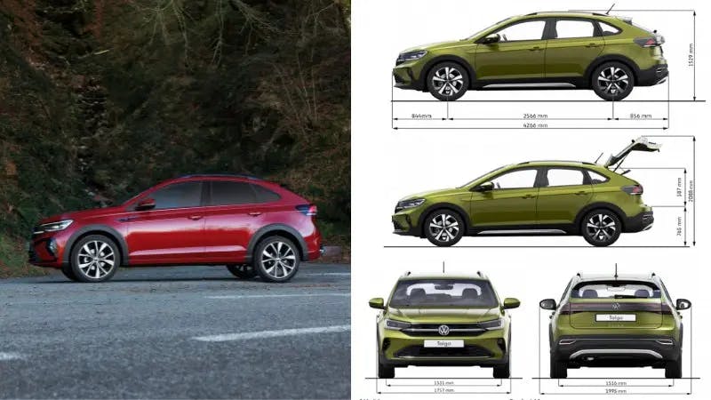 Todas las dimensiones del VW Taigo.