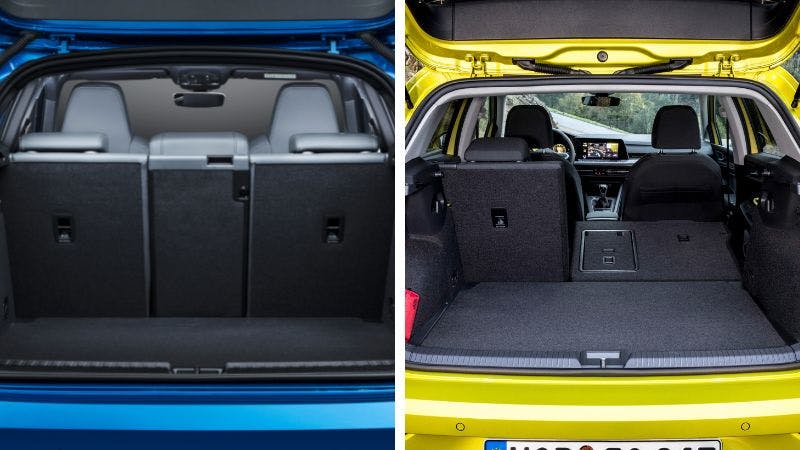 comparar maletero audi a3 y vw golf