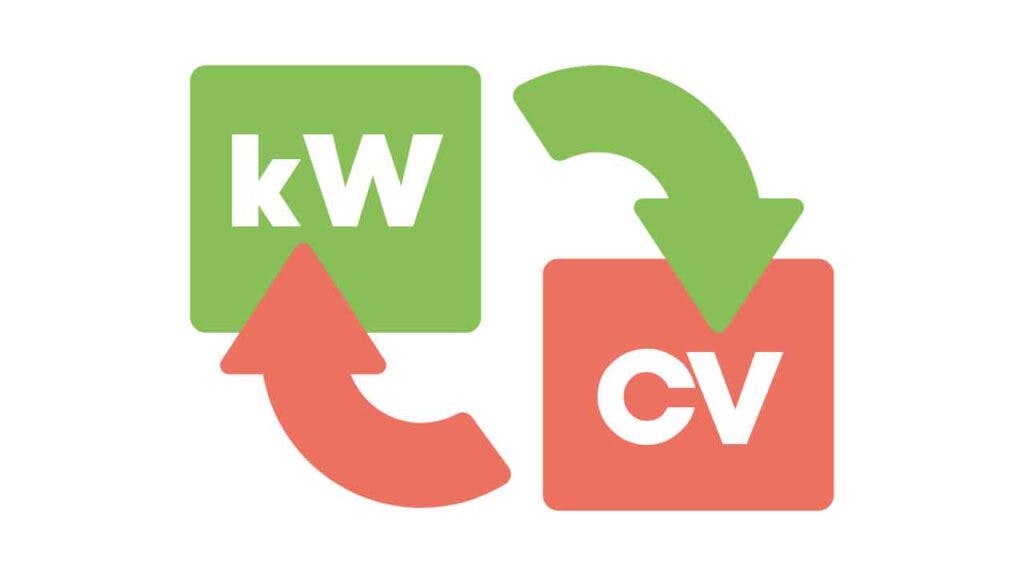 Convertir kW a CV