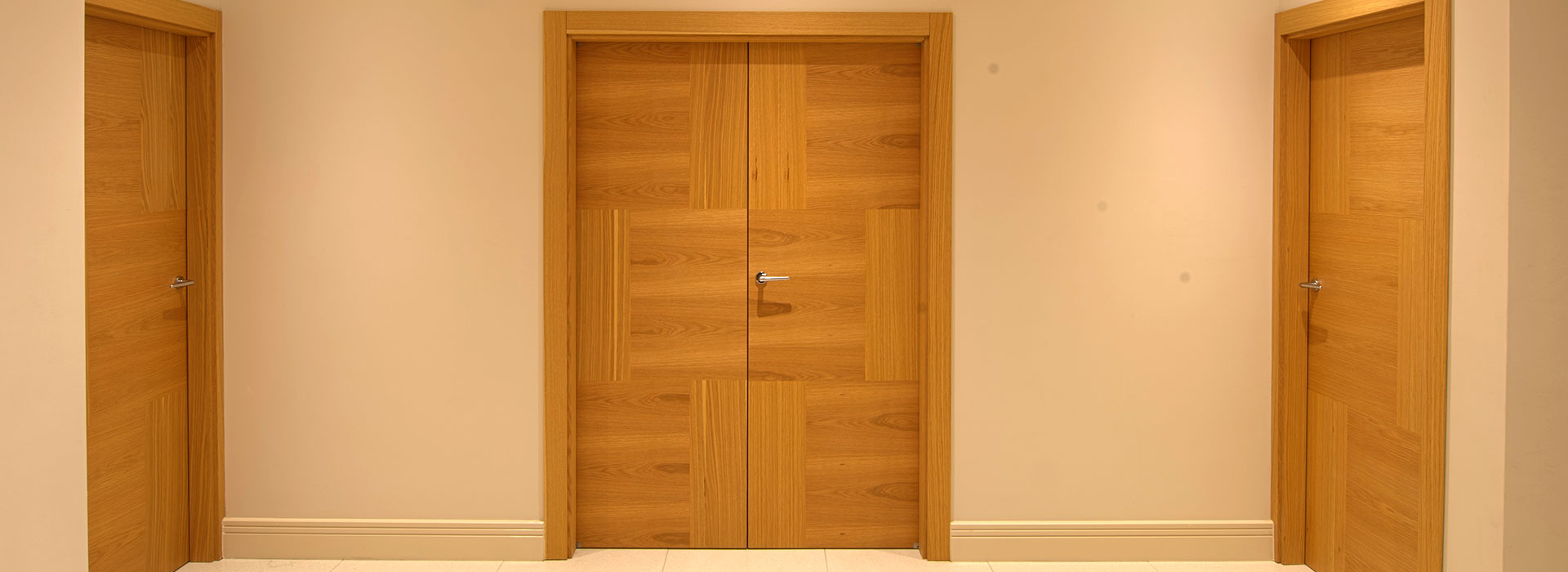 Matching wooden internal doors