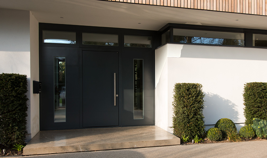 dark premium Olivo front door