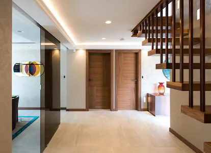 Matching doors to complement original features within the home