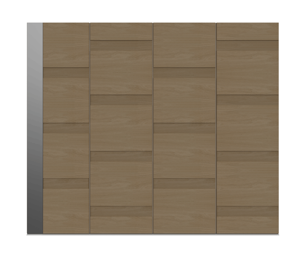 Natural Oak Garage Door - Linea S by Deuren