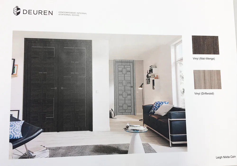 Internal door set design - 1st place