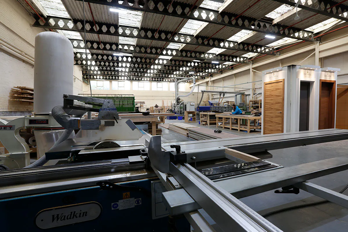 Deuren's Yorkshire-based factory - Deuren's doors are Made in Britain.