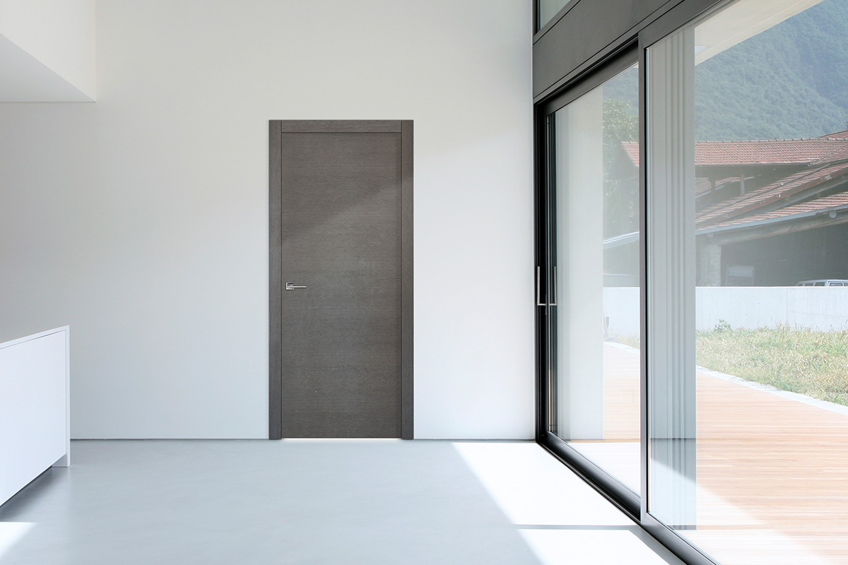 What is a pre-hung door set?