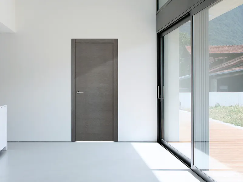 What is a pre-hung door set?