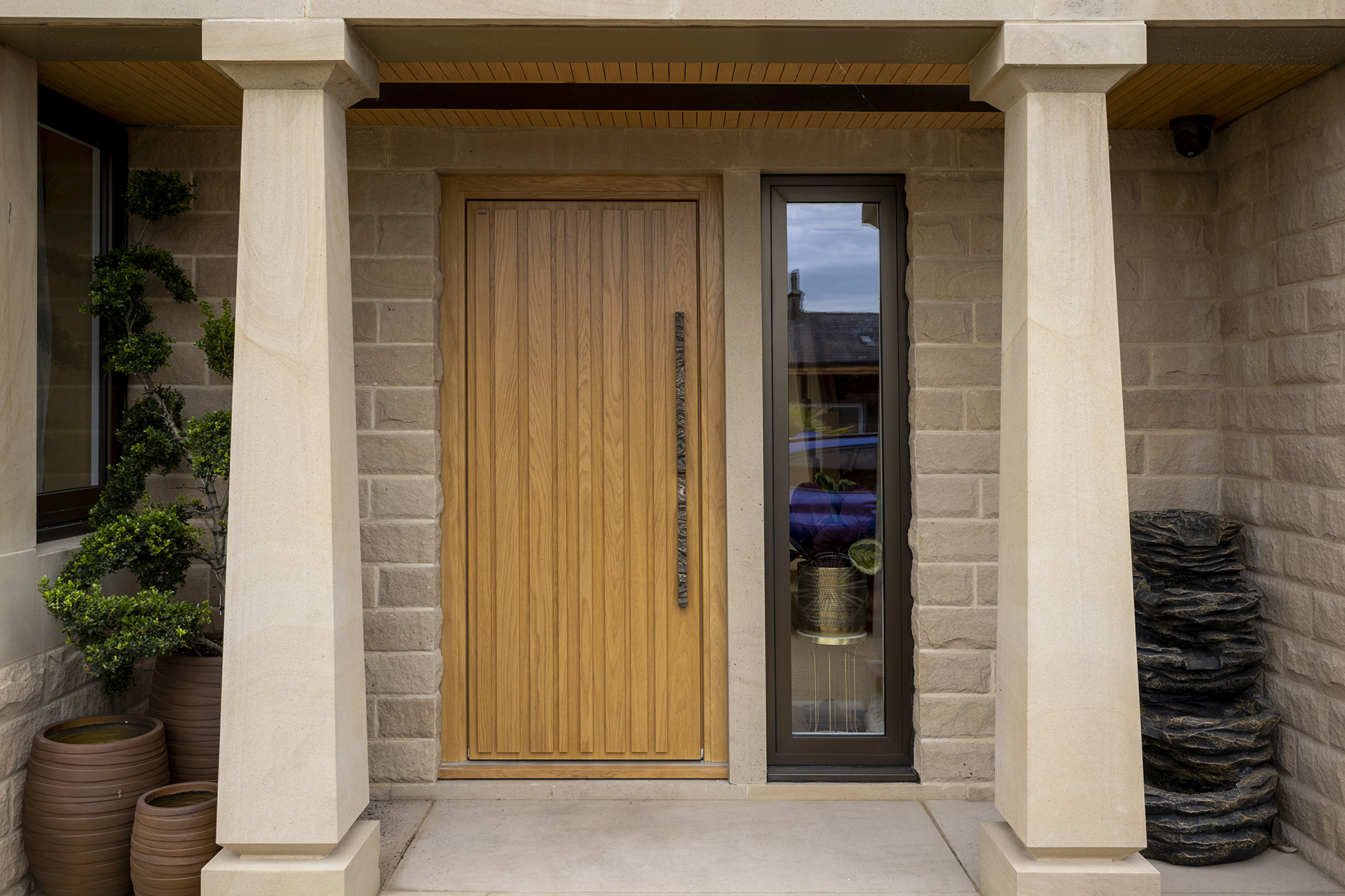 Bespoke Oak Piano Front Door