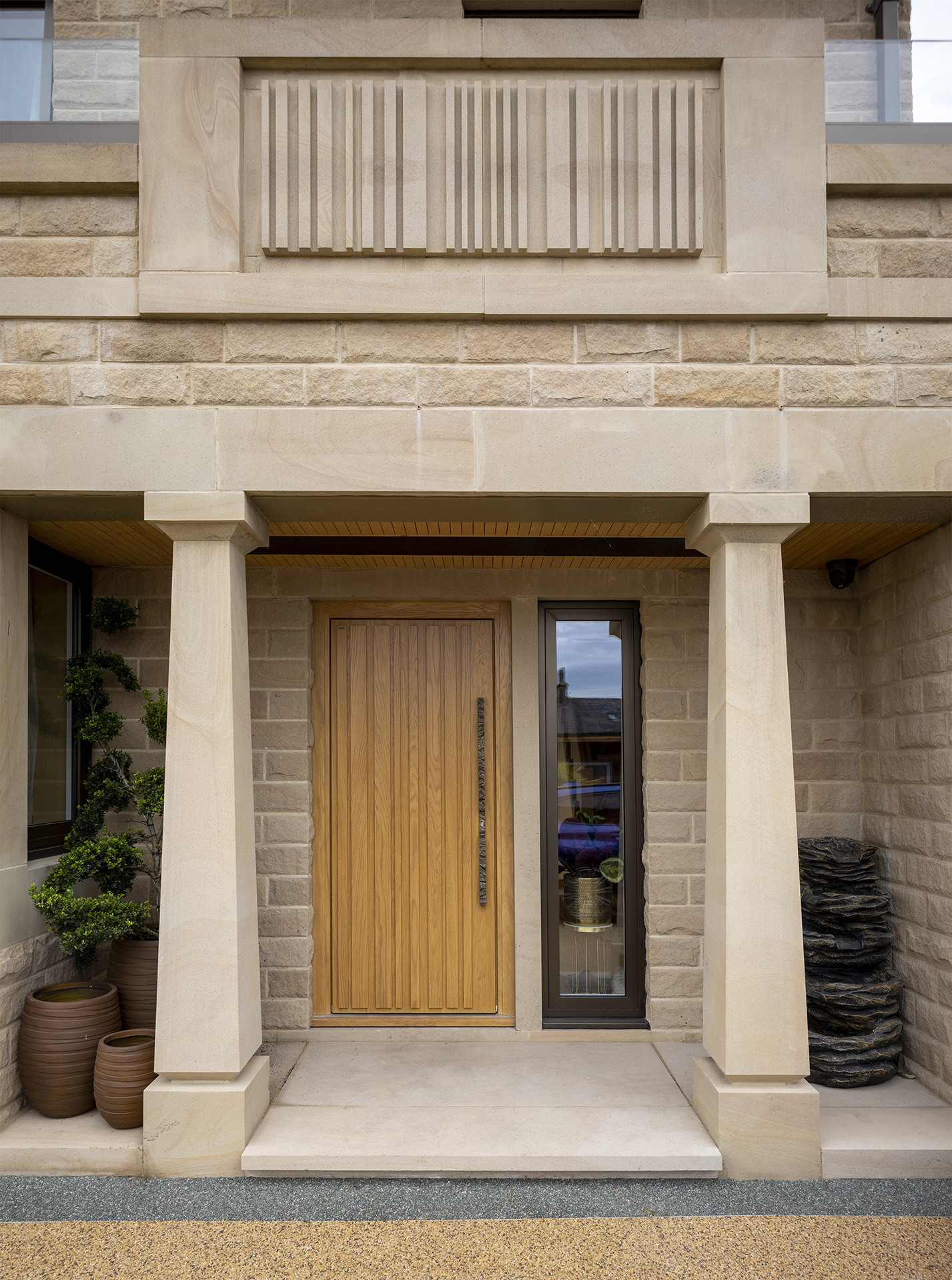 Bespoke Oak Piano Front Door