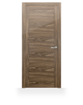 Walnut single leaf door - Gio by Deuren