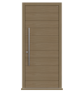 Natural Oak single leaf front door - Pichola H by Deuren