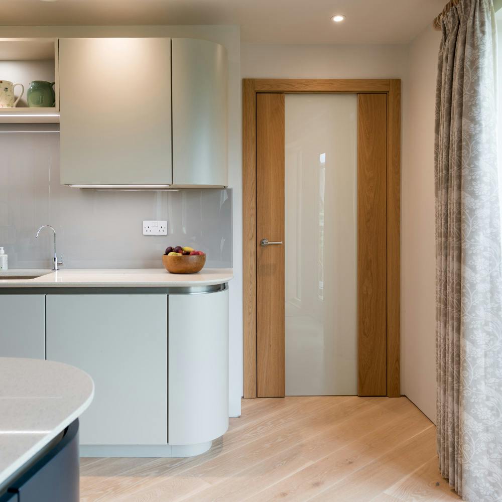 Elegant door design for an ambitious build