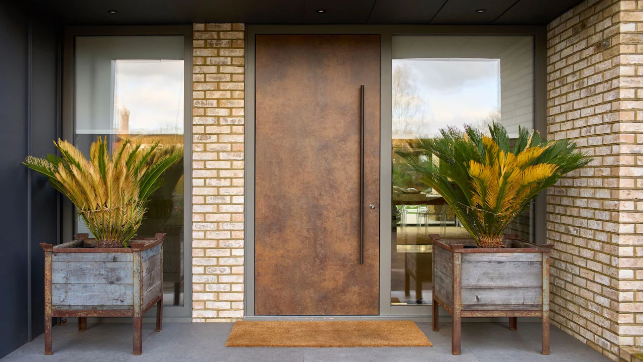 Bespoke front wooden door made to measure