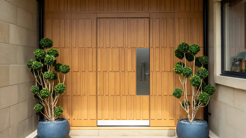 The art of protecting timber front and garage doors