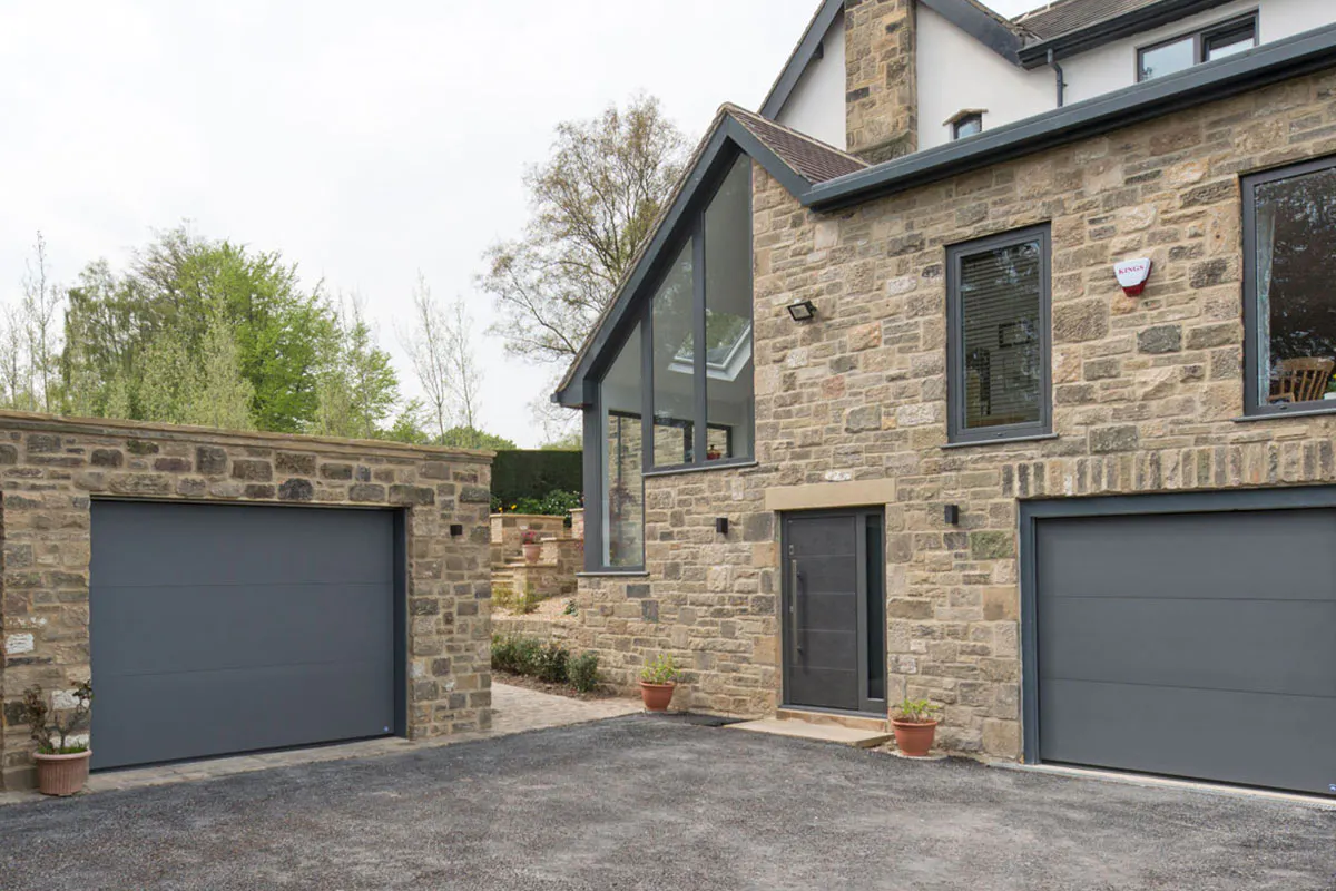 matching garage and front door