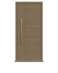 Natural Oak Single leaf front door - Versare by Deuren