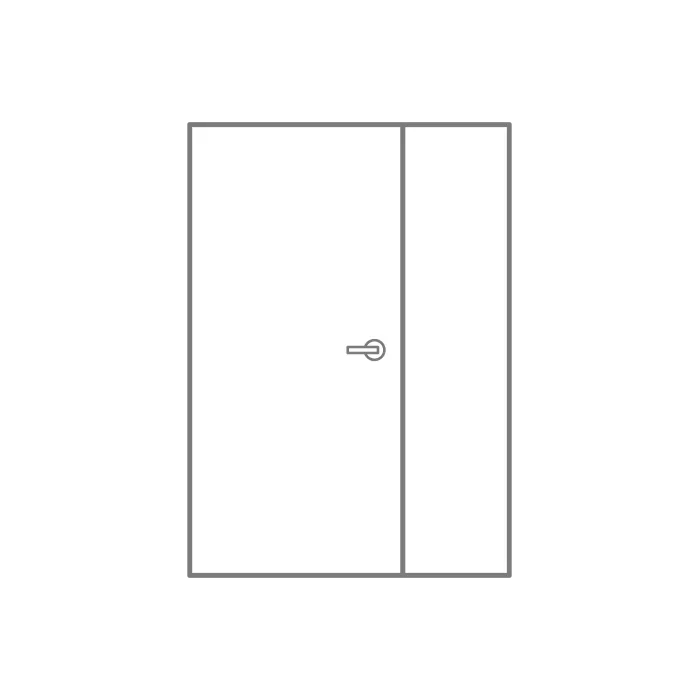 Wooden surround front doors