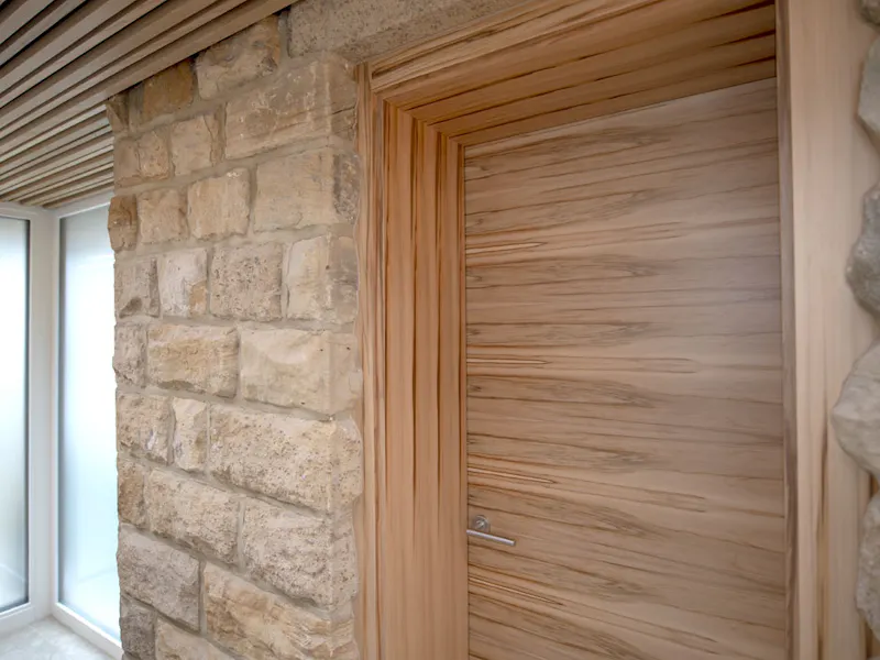 Step three: Attaching architraves