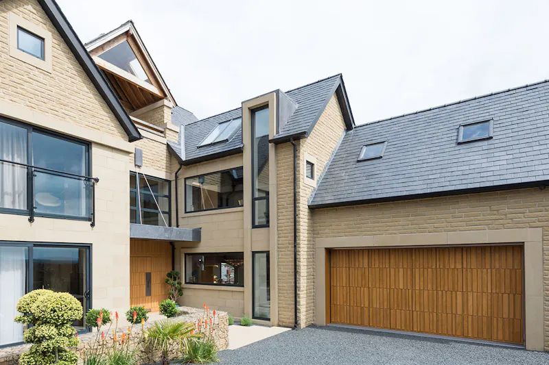 Wooden-style garage doors: a practical work of art