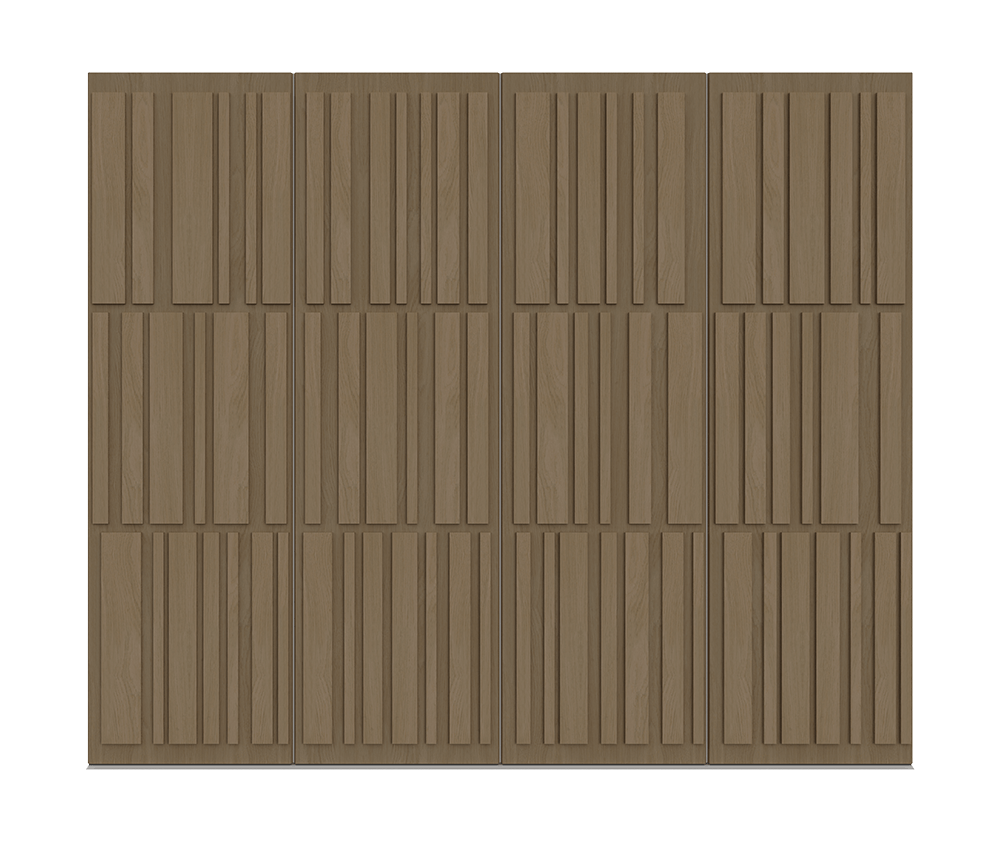 Natural Oak garage door - Tavole bu Deuren