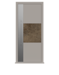 Elephants Breath Single leaf front door - Teri S by Deuren