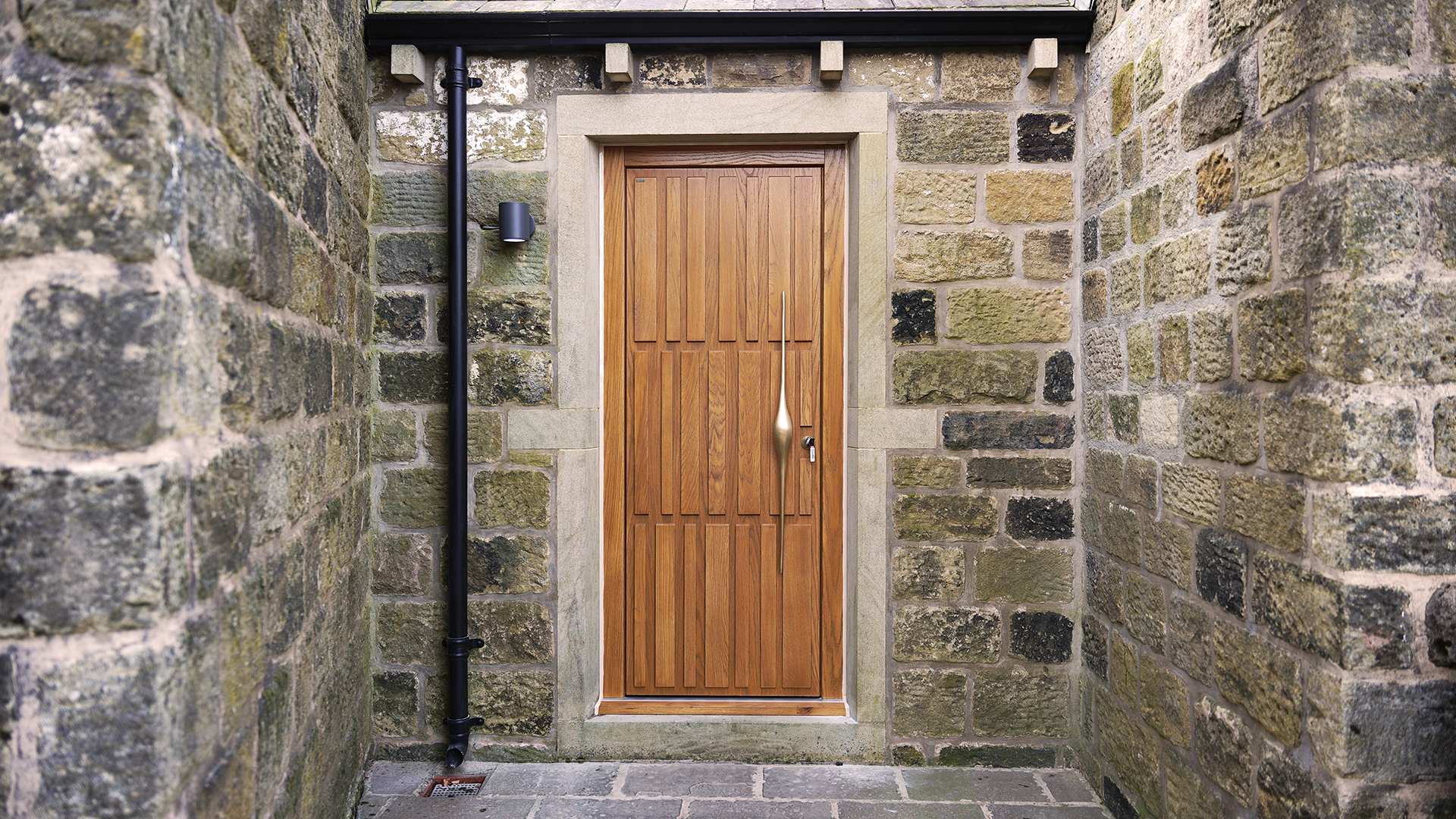 Bespoke Front door Tavole Honey Oak