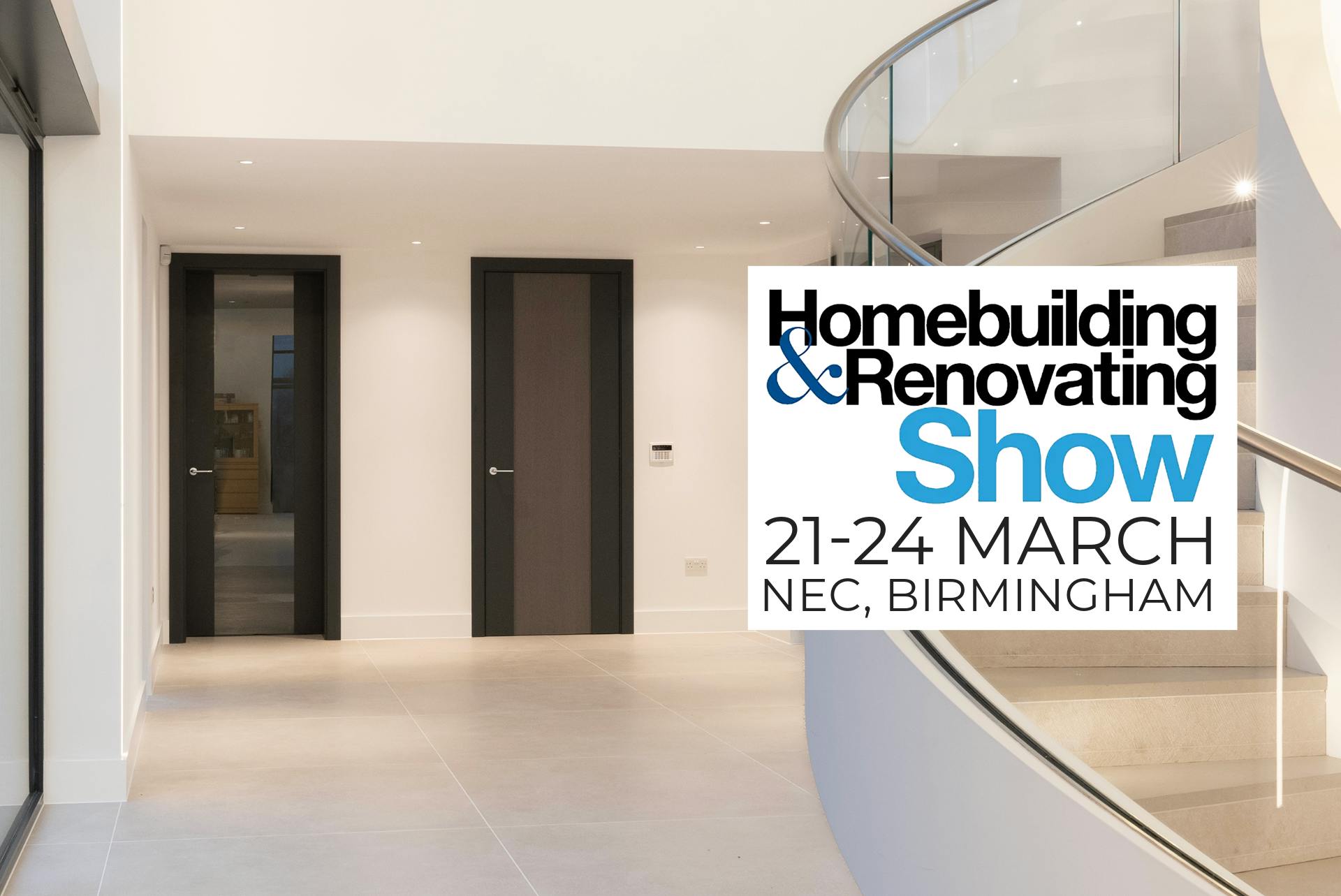 Deuren marketing for Homebuilding & Renovating Show, 21-24 March 2024 at NEC, Birmingham