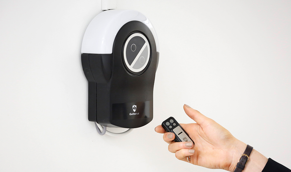 wireless receiver for opening garage door with remote