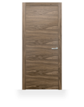 Walnut single leaf internal door - Trem H by Deuren