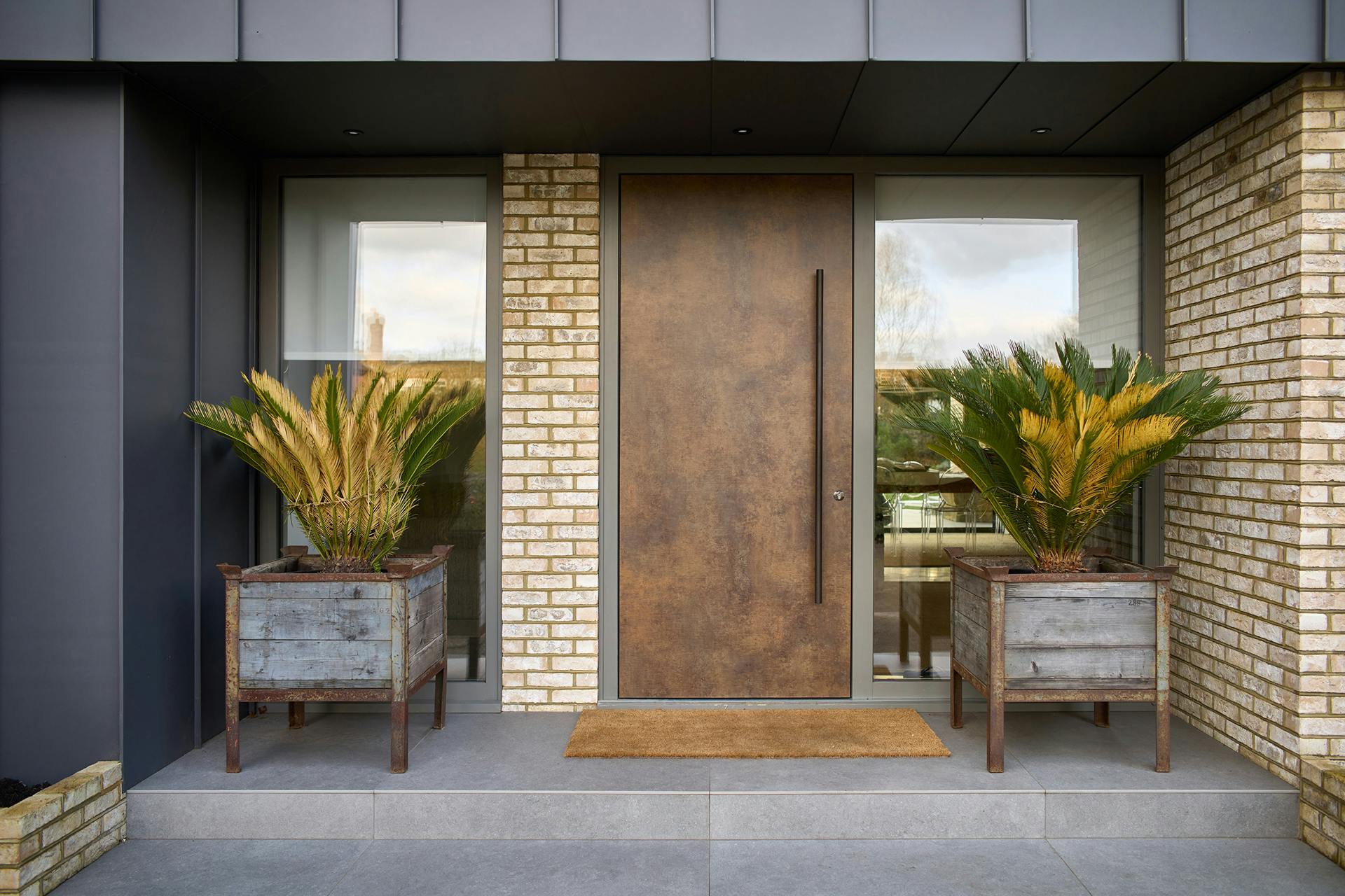 modern Olivo textured front door