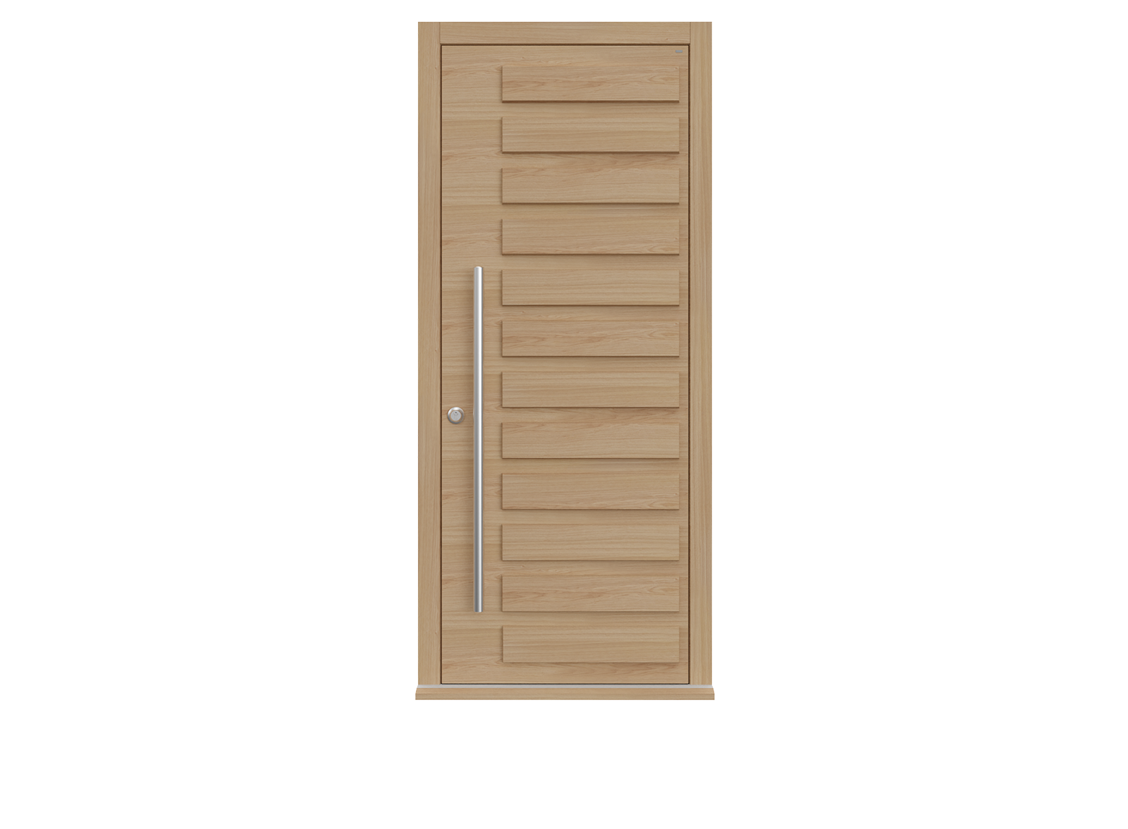 Como Modern front door in natural oak