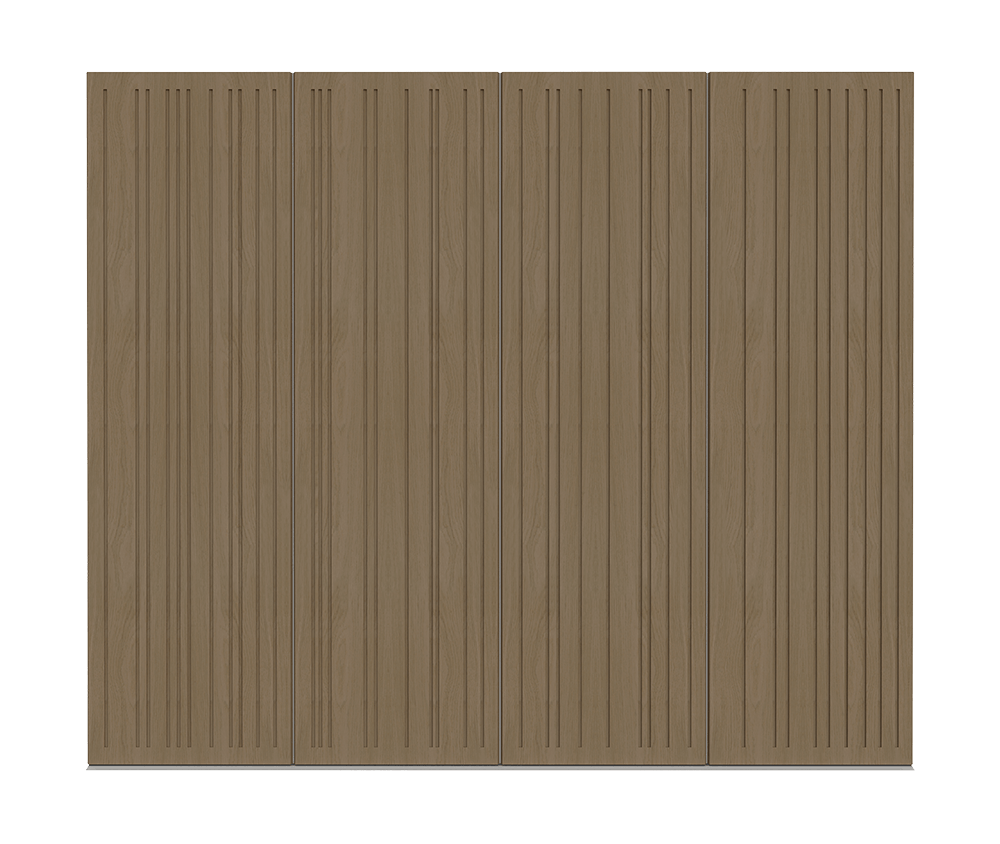 Natural Oak Garage Door - Toba by Deuren