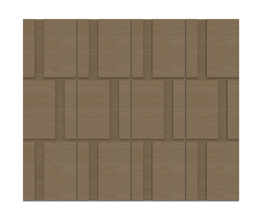 Natural oak garage door - Tegal by Deuren