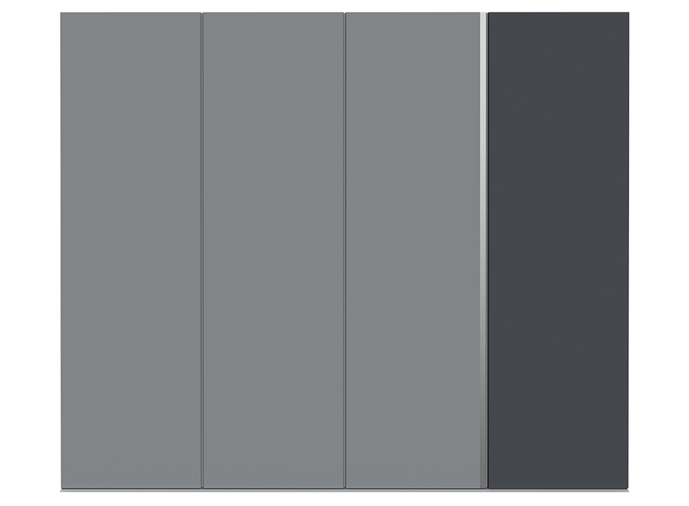 Concrete Grey Garage Door - Ness by Deuren
