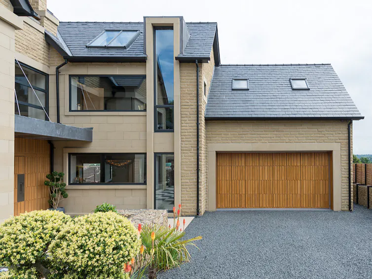 Everything matches front door and matching garage door on external house