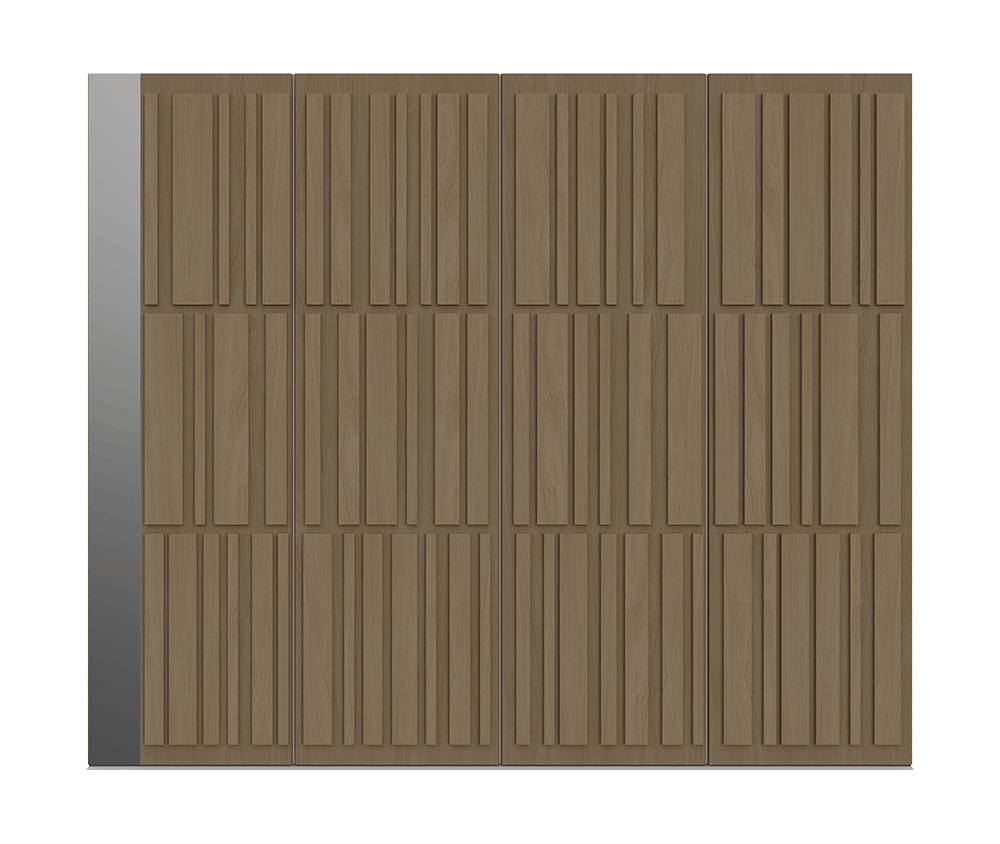 Natural Oak garage door - Tavole S by Deuren