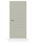 Lamp Room Grey single leaf internal door - Georgian by Deuren