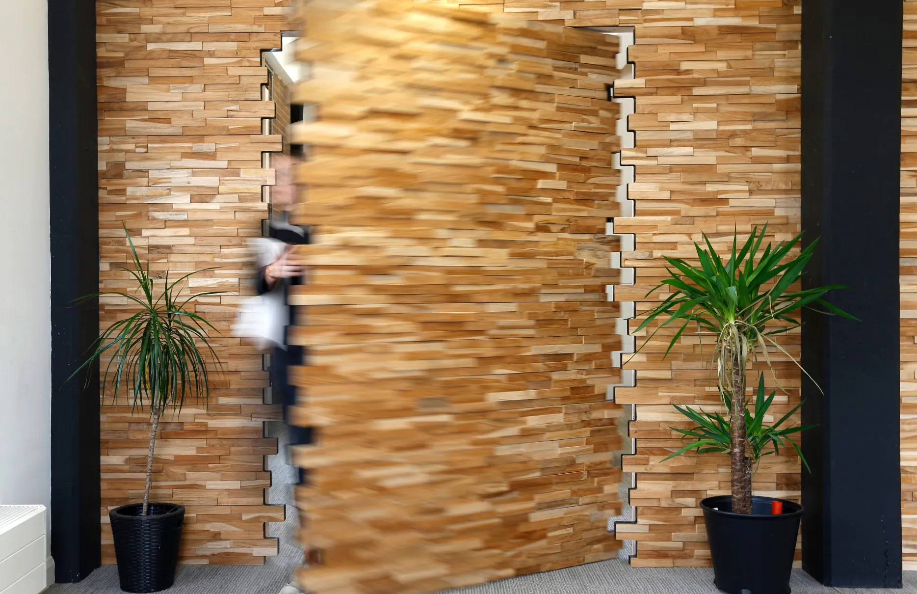 Bespoke hidden internal wooden door