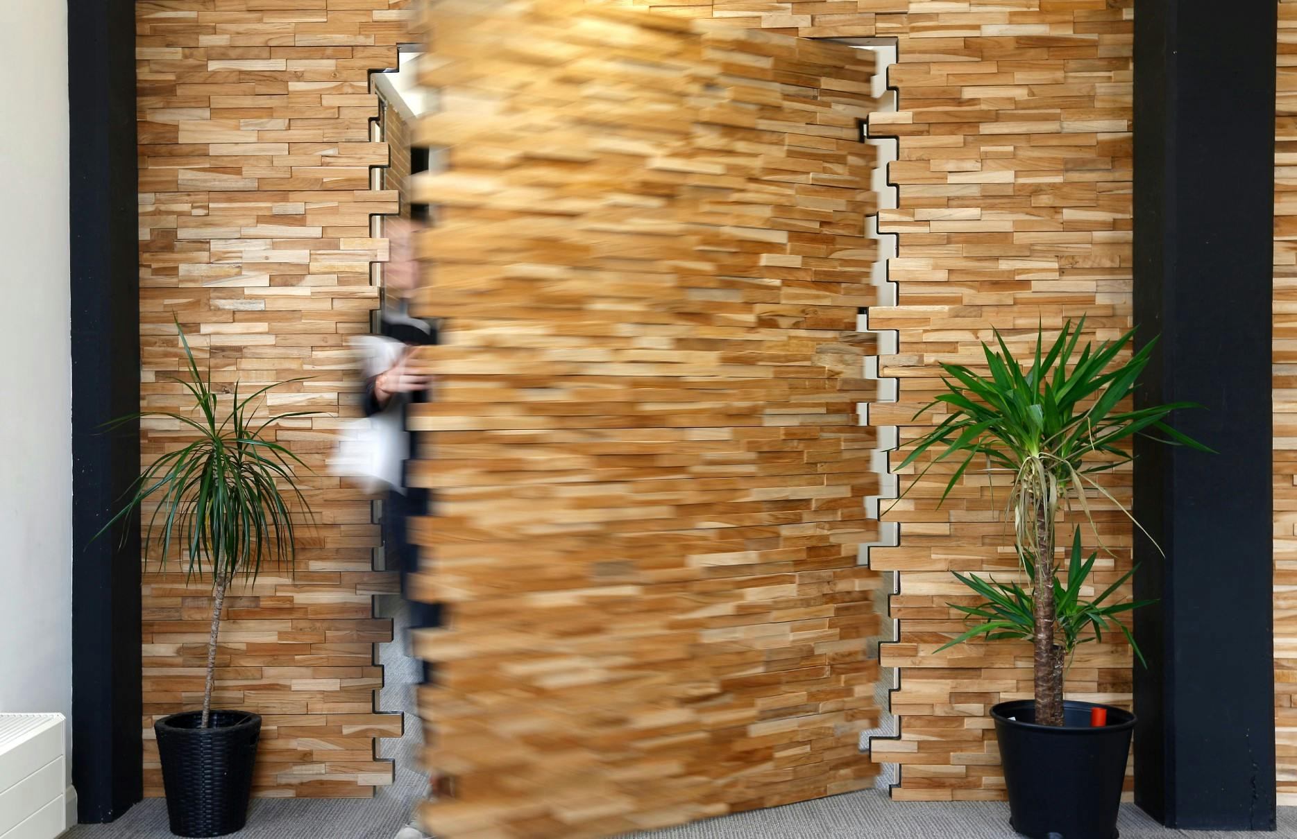 Bespoke hidden internal wooden door